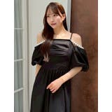 【吉田朱里】パール2wayボリュームワンピース | dazzlin | 詳細画像18 