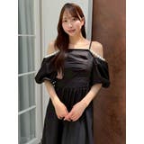 【吉田朱里】パール2wayボリュームワンピース | dazzlin | 詳細画像19 