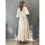 【吉田朱里】パール2wayボリュームワンピース | dazzlin | 詳細画像23 