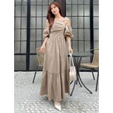 【吉田朱里】パール2wayボリュームワンピース | dazzlin | 詳細画像3 