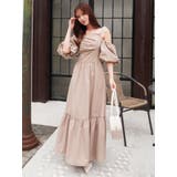 【吉田朱里】パール2wayボリュームワンピース | dazzlin | 詳細画像4 