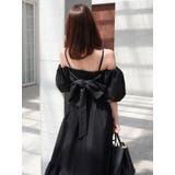 【吉田朱里】パール2wayボリュームワンピース | dazzlin | 詳細画像48 