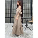 【吉田朱里】パール2wayボリュームワンピース | dazzlin | 詳細画像5 