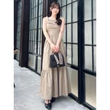 【吉田朱里】パール2wayボリュームワンピース | dazzlin | 詳細画像50 