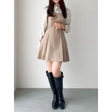 長袖レイヤードシャツミニワンピース | dazzlin | 詳細画像45