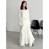 アシメフリルレースワンピース | dazzlin | 詳細画像10