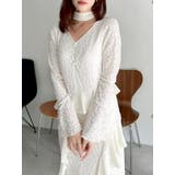 アシメフリルレースワンピース | dazzlin | 詳細画像14