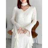 アシメフリルレースワンピース | dazzlin | 詳細画像15