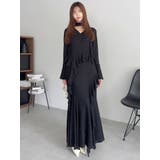 アシメフリルレースワンピース | dazzlin | 詳細画像19