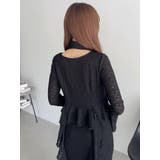 アシメフリルレースワンピース | dazzlin | 詳細画像25