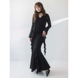 アシメフリルレースワンピース | dazzlin | 詳細画像3