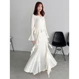 アシメフリルレースワンピース | dazzlin | 詳細画像9