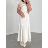 レイヤードライクリボンキャミワンピース | dazzlin | 詳細画像1