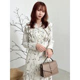 【WEB限定カラーあり】ダブルフリルフラワープリーツワンピース | dazzlin | 詳細画像10 