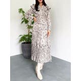 【WEB限定カラーあり】ダブルフリルフラワープリーツワンピース | dazzlin | 詳細画像18 