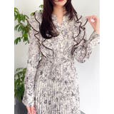 【WEB限定カラーあり】ダブルフリルフラワープリーツワンピース | dazzlin | 詳細画像21 