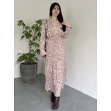 【WEB限定カラーあり】ダブルフリルフラワープリーツワンピース | dazzlin | 詳細画像30 