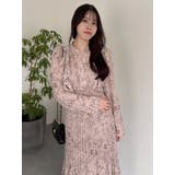 【WEB限定カラーあり】ダブルフリルフラワープリーツワンピース | dazzlin | 詳細画像34 