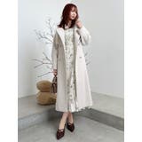 【WEB限定カラーあり】ダブルフリルフラワープリーツワンピース | dazzlin | 詳細画像9 