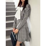 バルーンチェックミニワンピース | dazzlin | 詳細画像10 