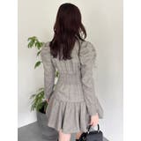 バルーンチェックミニワンピース | dazzlin | 詳細画像31 