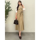 【WEB限定カラーあり】トレンチディティールジレワンピース | dazzlin | 詳細画像18 