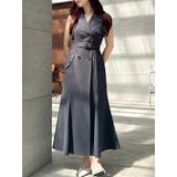 【WEB限定カラーあり】トレンチディティールジレワンピース | dazzlin | 詳細画像2 