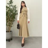 【WEB限定カラーあり】トレンチディティールジレワンピース | dazzlin | 詳細画像20 