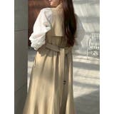 【WEB限定カラーあり】トレンチディティールジレワンピース | dazzlin | 詳細画像23 
