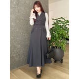 【WEB限定カラーあり】トレンチディティールジレワンピース | dazzlin | 詳細画像33 