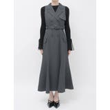 【WEB限定カラーあり】トレンチディティールジレワンピース | dazzlin | 詳細画像46 