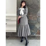 バルーンチェックワンピース | dazzlin | 詳細画像2 