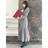 バルーンチェックワンピース | dazzlin | 詳細画像25 