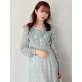 バックリボンレースフリルワンピース | dazzlin | 詳細画像24