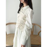 ギャザーシャツボリュームワンピース | dazzlin | 詳細画像17