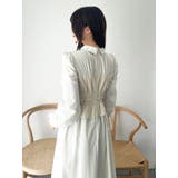 ギャザーシャツボリュームワンピース | dazzlin | 詳細画像19