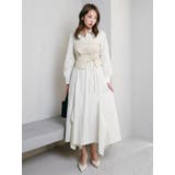 ギャザーシャツボリュームワンピース | dazzlin | 詳細画像2