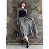 ギャザーシャツボリュームワンピース | dazzlin | 詳細画像5