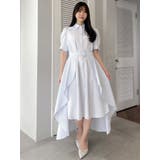 【POLO BCSコラボ/20周年記念復刻！】ヘムレイヤードシャツワンピース | dazzlin | 詳細画像4 