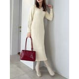 【POLO BCSコラボ/20周年記念復刻！】ケーブルポロニットワンピース | dazzlin | 詳細画像1 