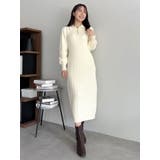 【POLO BCSコラボ/20周年記念復刻！】ケーブルポロニットワンピース | dazzlin | 詳細画像35 