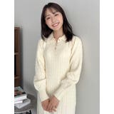 【POLO BCSコラボ/20周年記念復刻！】ケーブルポロニットワンピース | dazzlin | 詳細画像38 