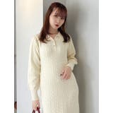 【POLO BCSコラボ/20周年記念復刻！】ケーブルポロニットワンピース | dazzlin | 詳細画像42 