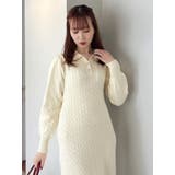 【POLO BCSコラボ/20周年記念復刻！】ケーブルポロニットワンピース | dazzlin | 詳細画像44 