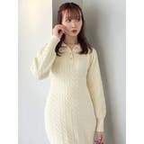 【POLO BCSコラボ/20周年記念復刻！】ケーブルポロニットワンピース | dazzlin | 詳細画像50 