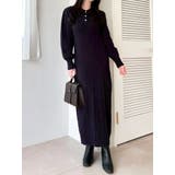 【POLO BCSコラボ/20周年記念復刻！】ケーブルポロニットワンピース | dazzlin | 詳細画像9 