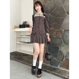 スソプリーツジャケットミニワンピース | dazzlin | 詳細画像16 