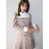 スソプリーツジャケットミニワンピース | dazzlin | 詳細画像3 