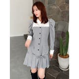 グレー | スソプリーツジャケットミニワンピース | dazzlin