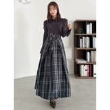 シャツカラーコルセットタックワンピース | dazzlin | 詳細画像10 